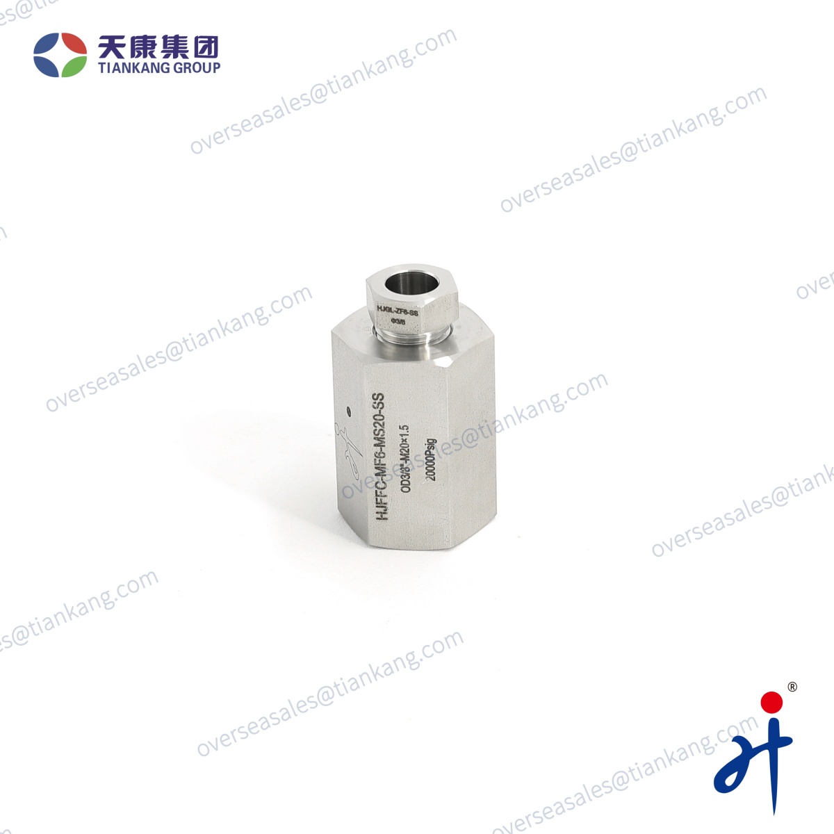 Raccord de compression fileté femelle haute pression TianKang HongJi | 20 000 psi - tiankanginternational