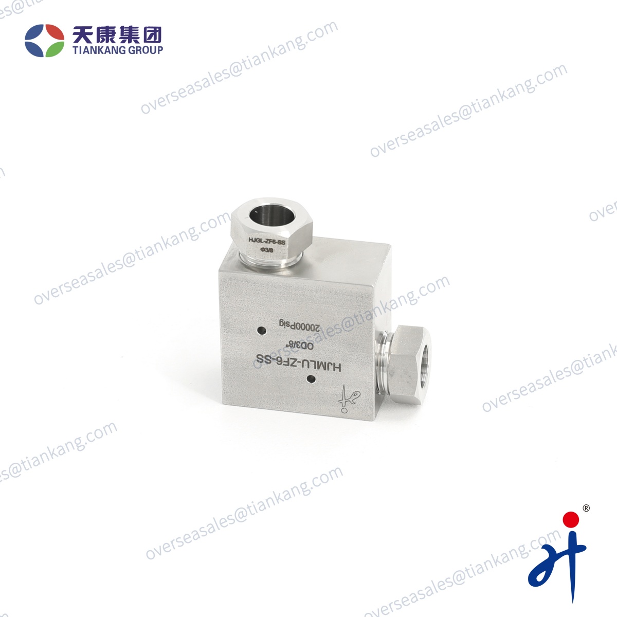 Raccord coudé ultra haute pression TianKang HongJi | 20 000 psi - tiankanginternational