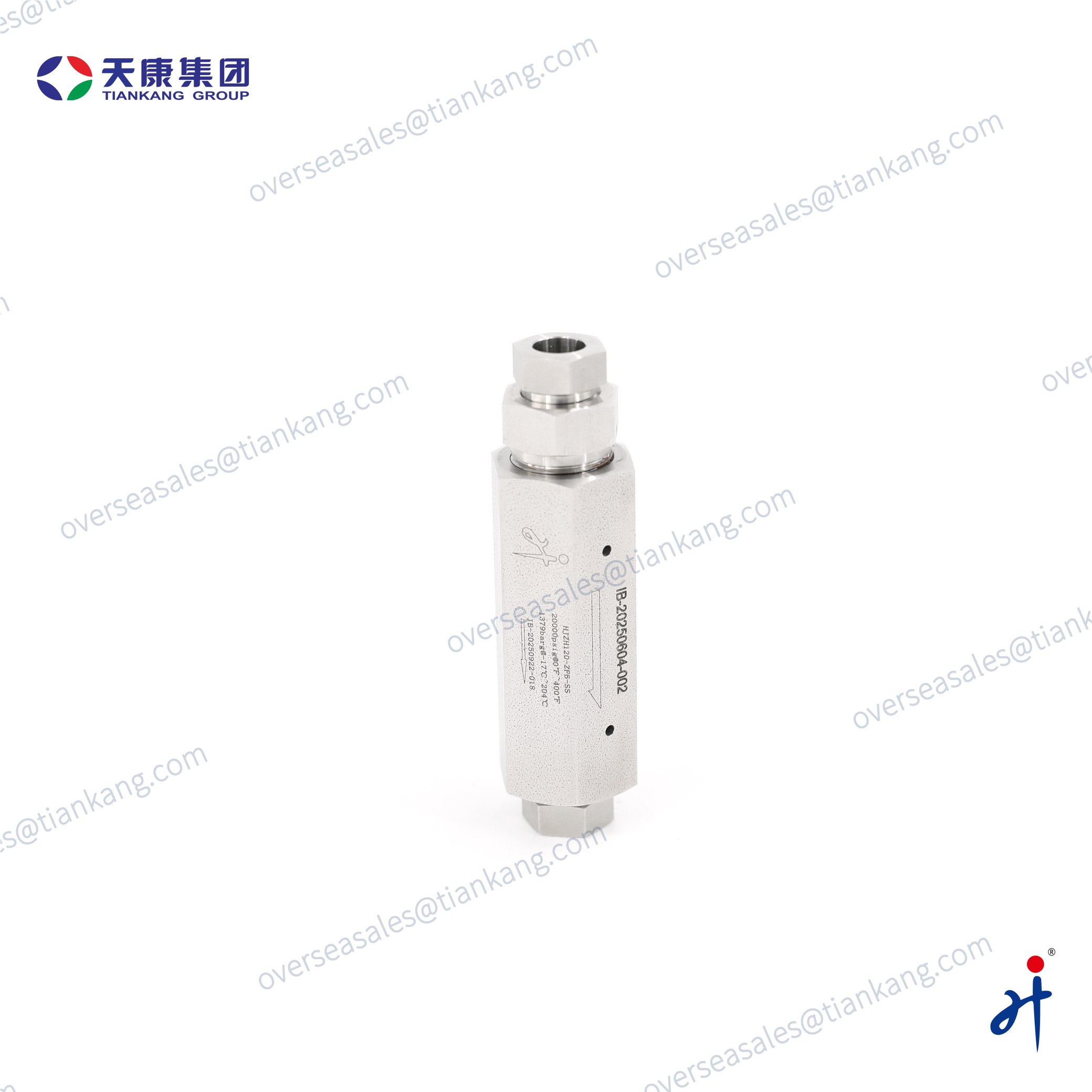 TianKang HongJi Medium and High Pressure Metal-Seated Check Valves - tiankanginternational